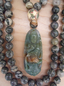 Alpine Agate and Jade Mala